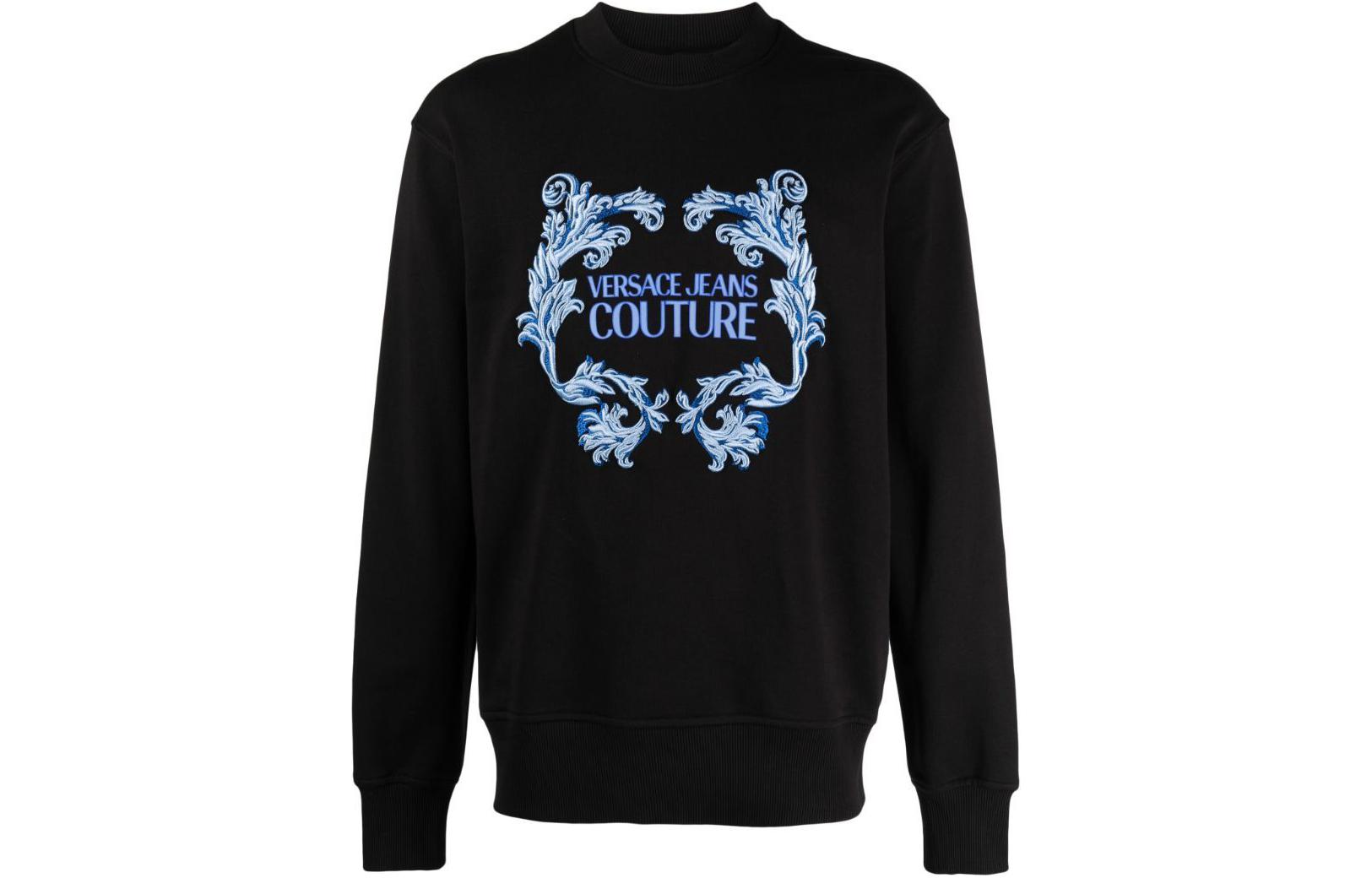 Мужское худи Versace JEANS COUTURE (черное)