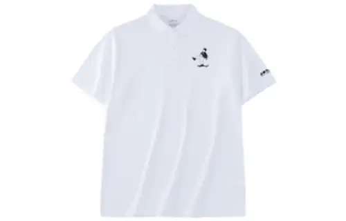Anta Life Collection Polo Shirt Unisex Snowflake White