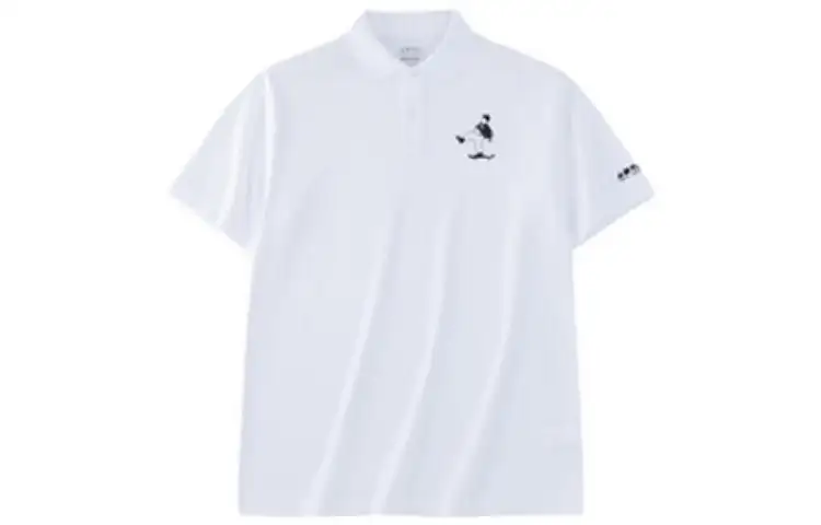 Anta Life Collection Polo Shirt Unisex Snowflake White
