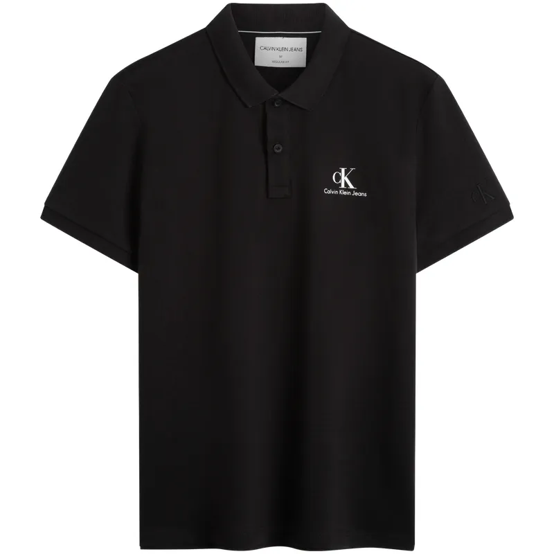 Calvin Klein Polo Shirts Men's Polo Collar Moderate Straight Fit