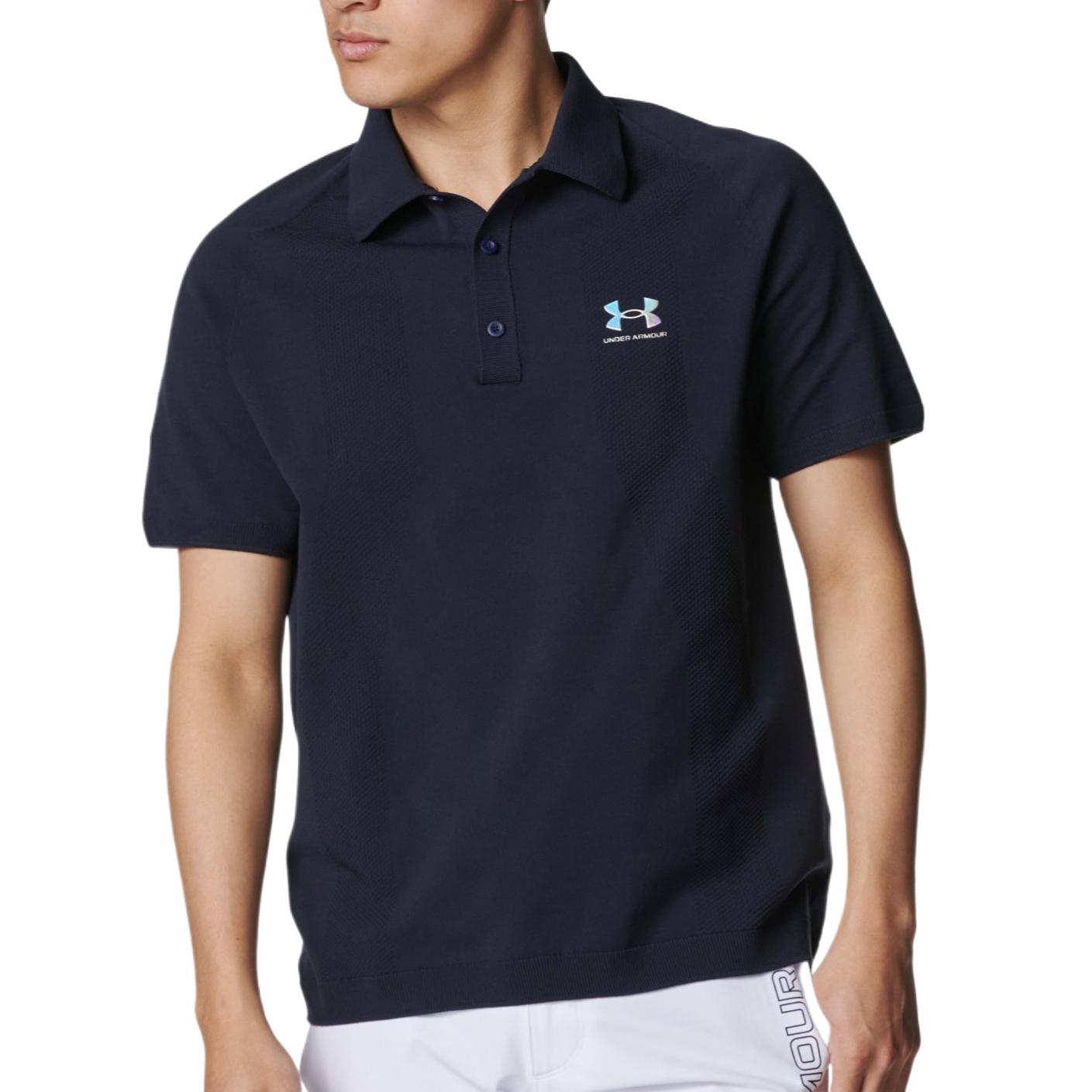 Under Armour Polo Shirt Men's Marine Blue