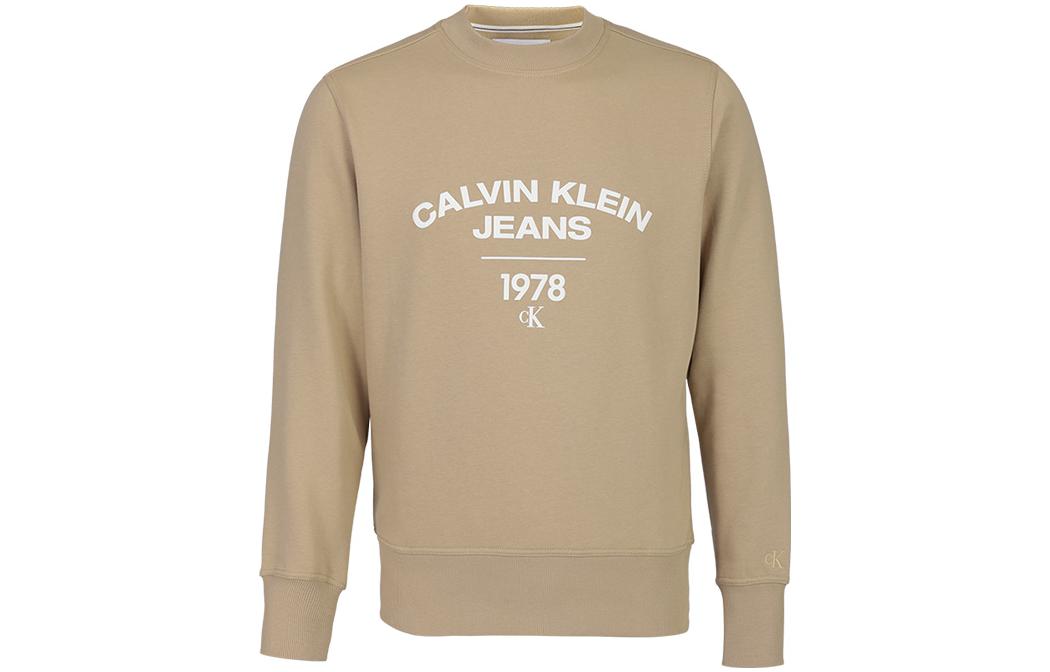 Мужское худи CALVIN KLEIN Logo Print (каки)