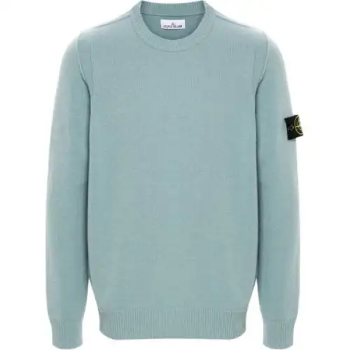 STONE ISLAND Logo Patch Crewneck Jumper