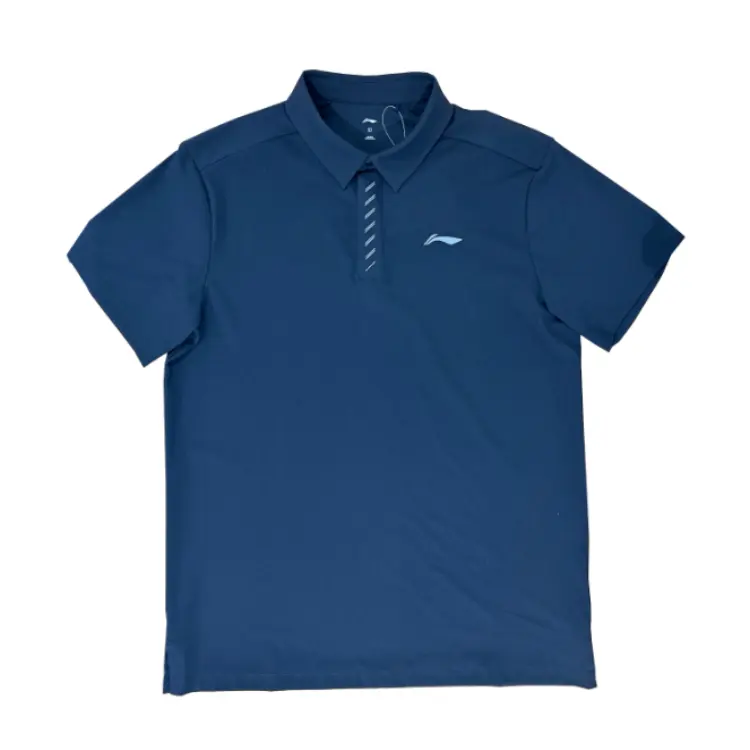Li Ning Polo Shirts Men's Polo Collar Moderate Straight Fit