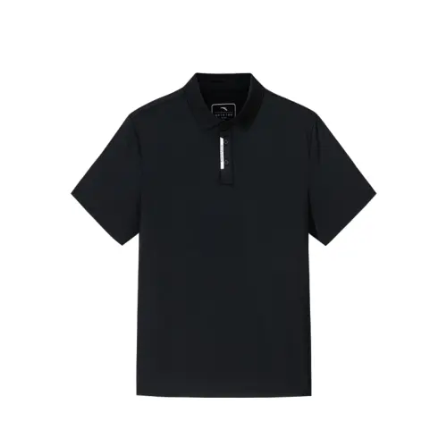 Anta Variety Training Collection Polo Shirt Men's Basic Black