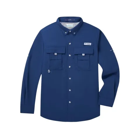 Columbia Fishing Collection Bahama Shirt Unisex Blue
