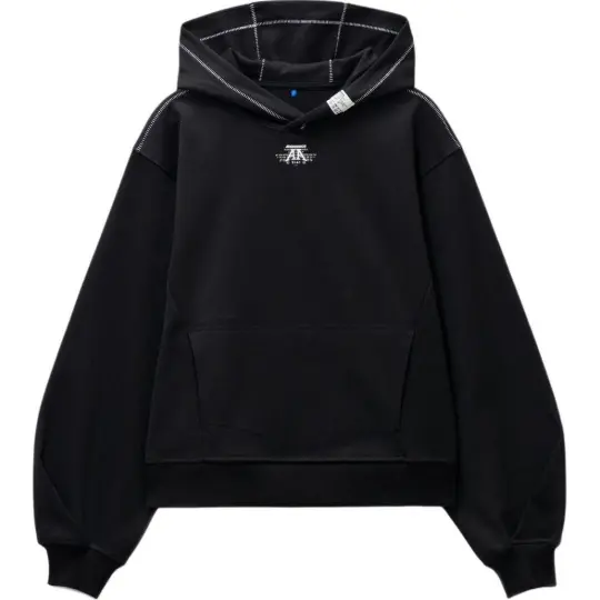 Ader Error logo-embroidered hoodie