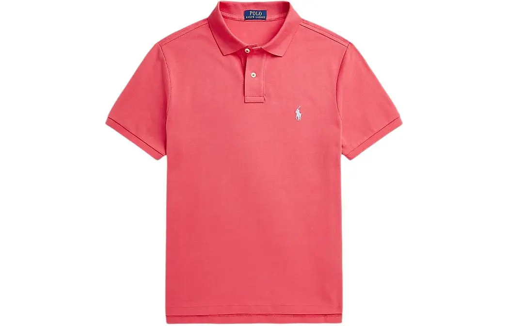 Polo Ralph Lauren Polo Shirt Custom Slim Fit Men's Red