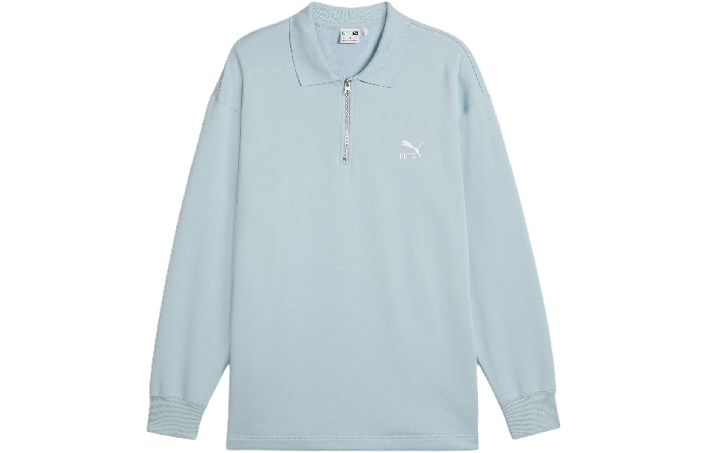 PUMA BETTER CLASSICS Polo Shirt Unisex Light Blue