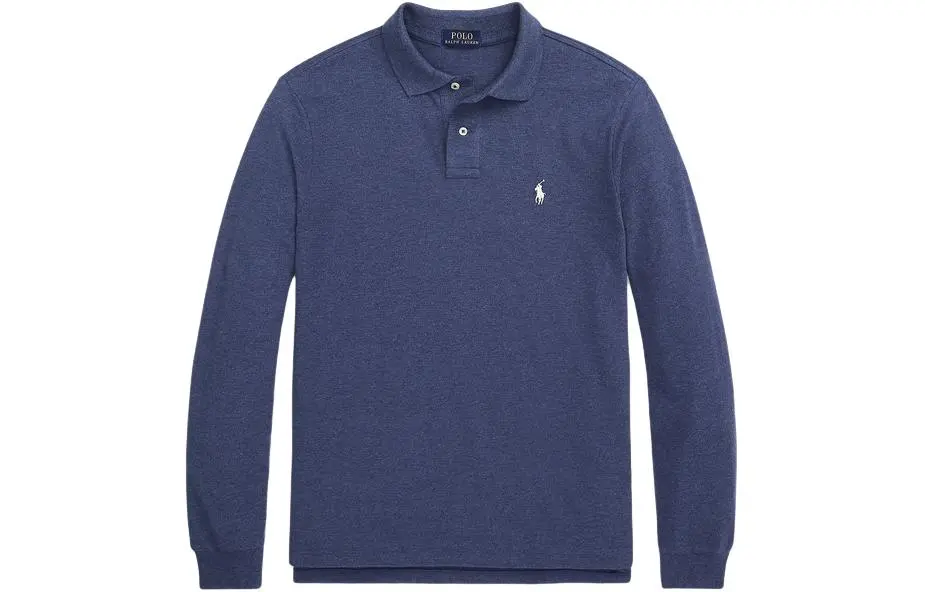 Polo Ralph Lauren SS24 Polo Shirt Custom Slim Fit Men's Dark Blue