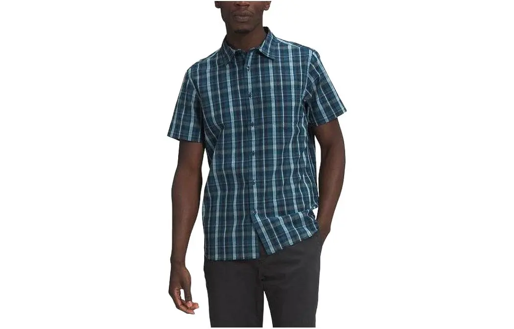 THE NORTH FACE Shirts Men's Blue Square Collar Moderate Other