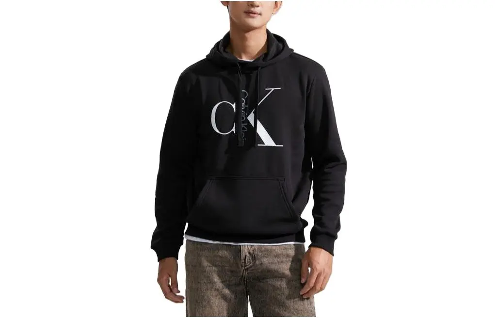 Calvin Klein Sweatshirts Men's Hooded Moderate Regular