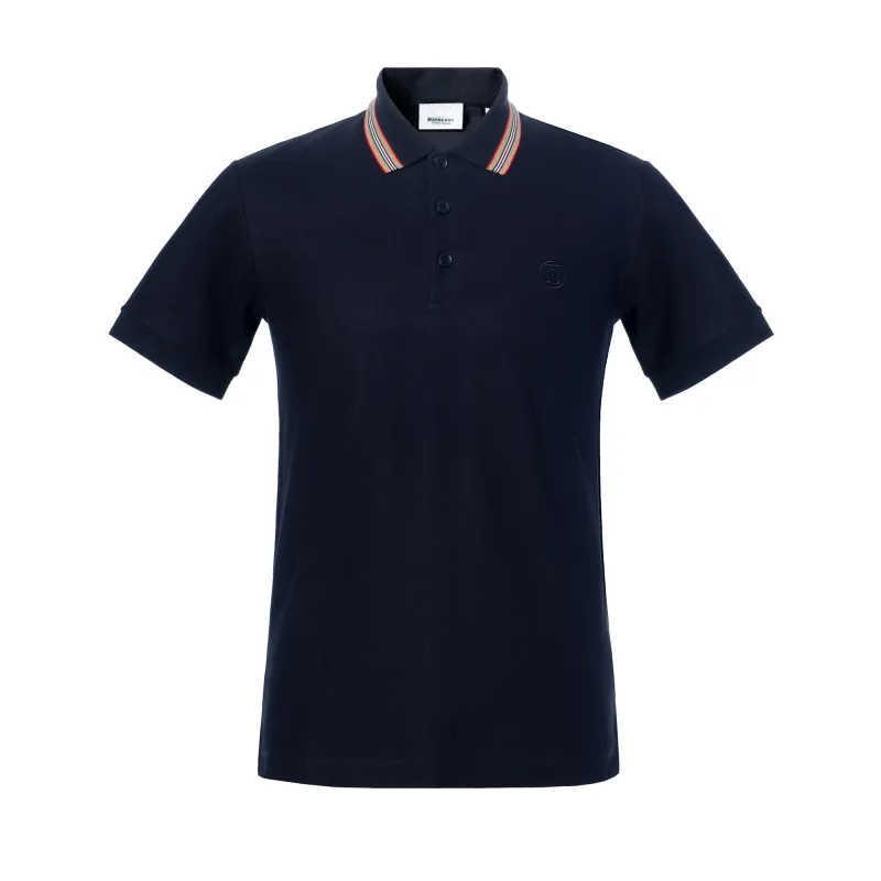 Burberry SS24 Polo Shirt Men's Marine Blue