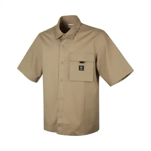 Timberland Shirts Men's Khaki Lapel Moderate