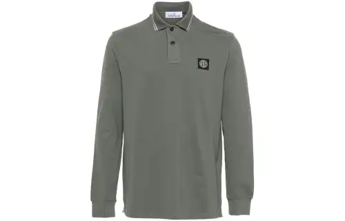 STONE ISLAND Polo Shirt Men's Sage Green