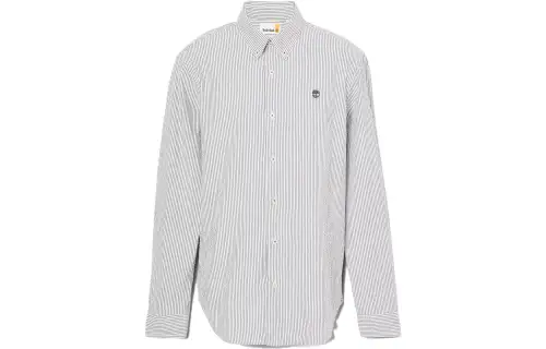 Timberland Shirts Men's Gray Pointed Collar Moderate Other