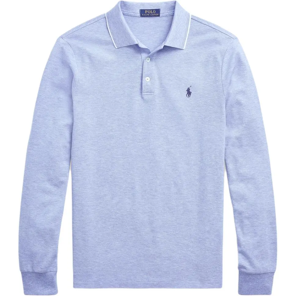 Polo Ralph Lauren SS24 Polo Shirt Custom Slim Fit Men's Blue