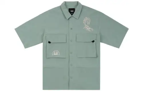 Vans Shirts Men's Green Moderate