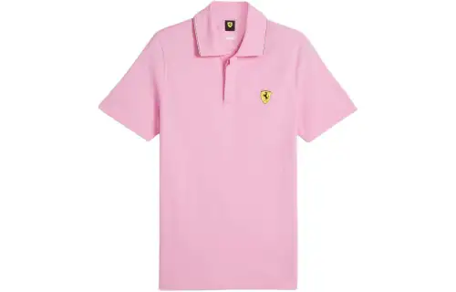 PUMA Polo Shirt Men's Pink Lilac