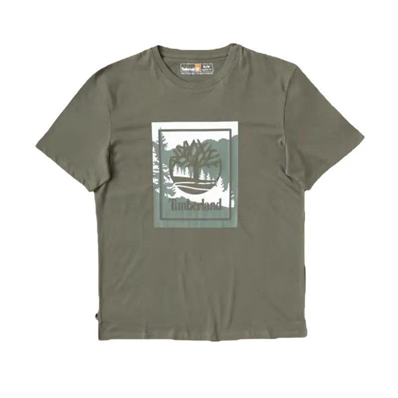 Timberland T Shirt Men's Army Green