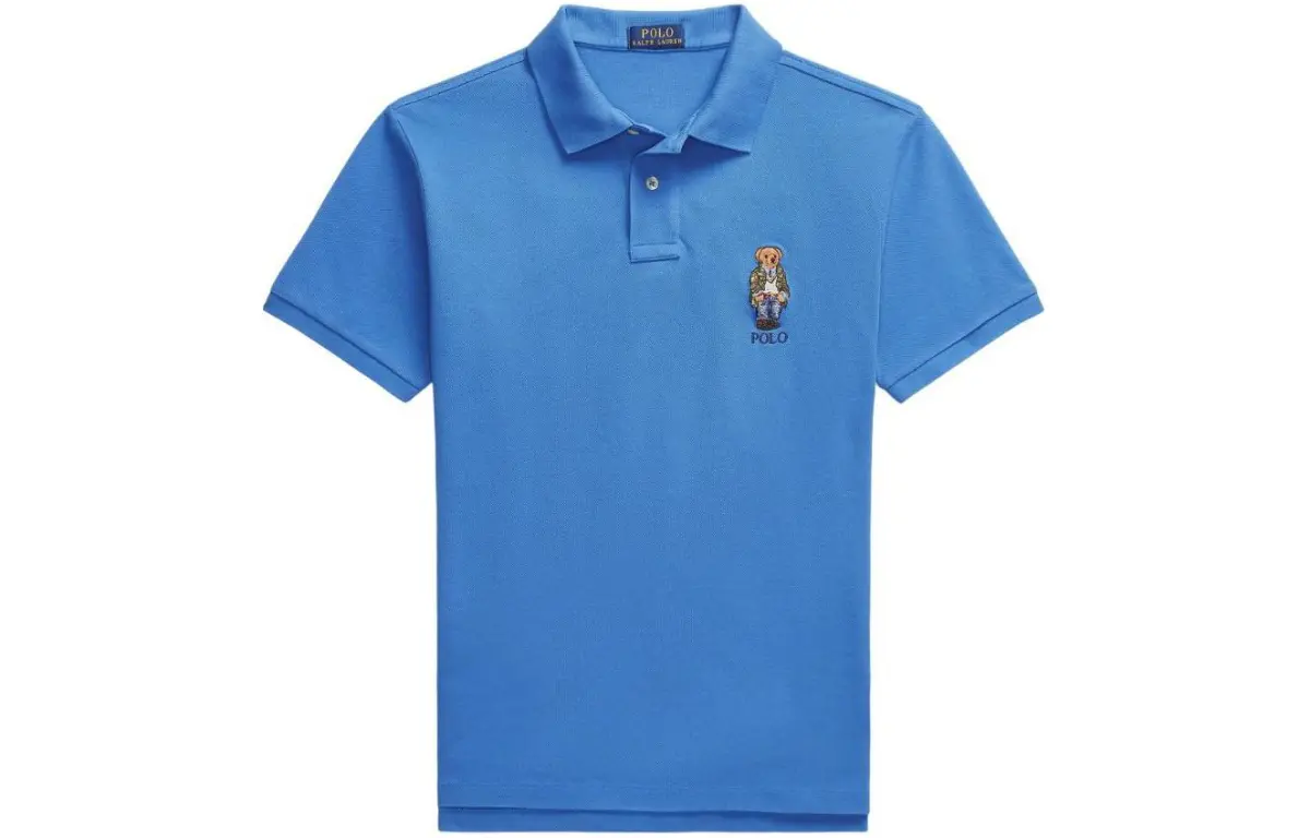 Polo Ralph Lauren Polo Bear SS24 Polo Shirt Men's Cornflower Blue