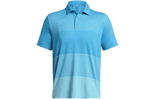 Under Armour UA Playoff 3.0 Stripe Polo Shirt Men's Sky Blue