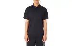 ASICS Polo Shirts Men's Black Polo Collar Moderate Straight Fit