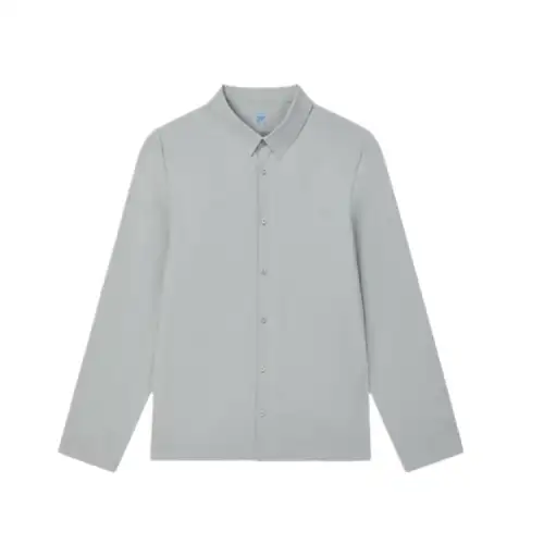 FILA Shirts Men's Meteor Gray Lapel Moderate Other