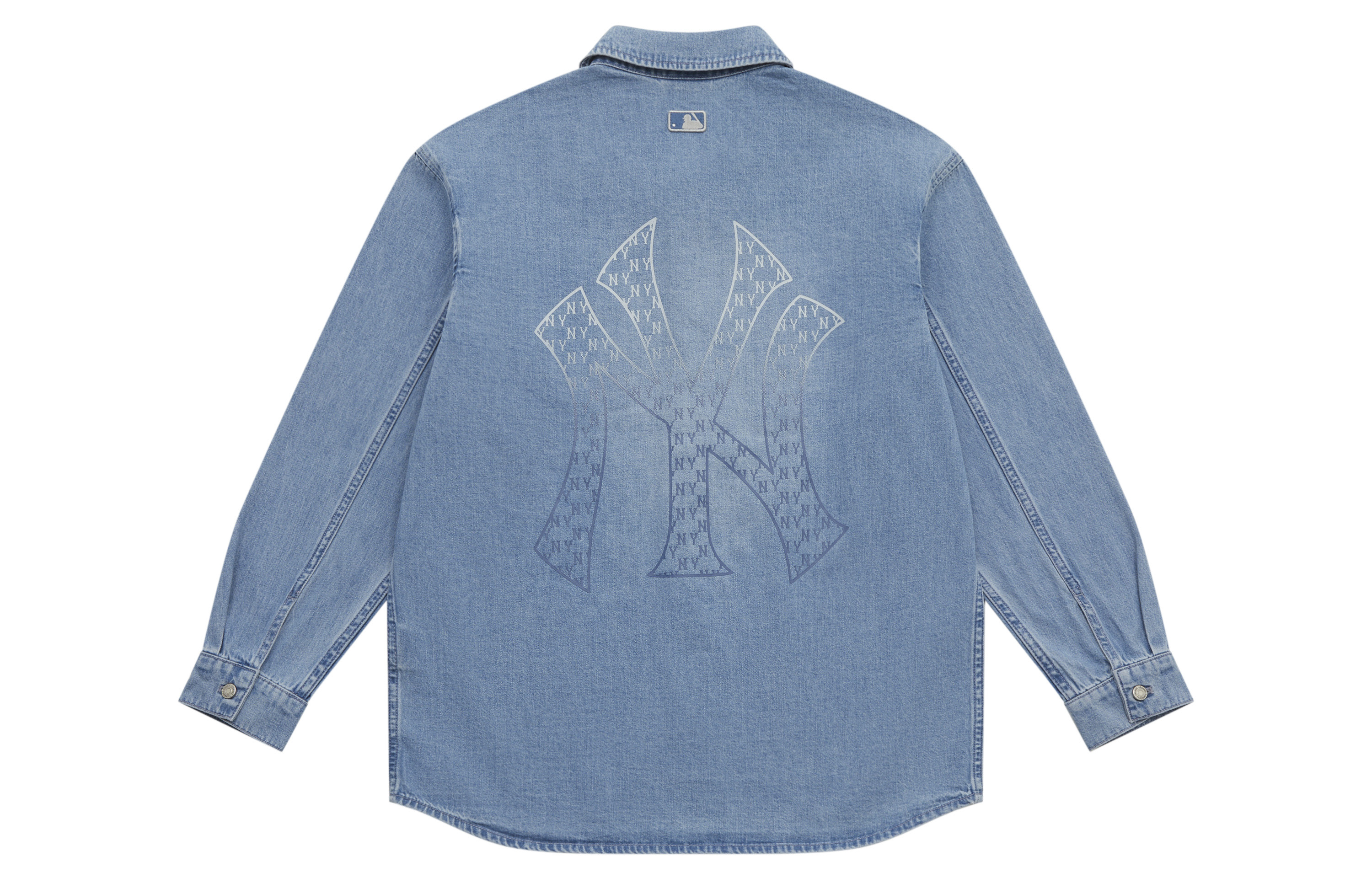 Рубашка MLB Monogram SS25 (индиго)