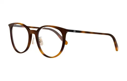DIOR Plastic Butterfly Eyeglass Frames Women's Tortoiseshell