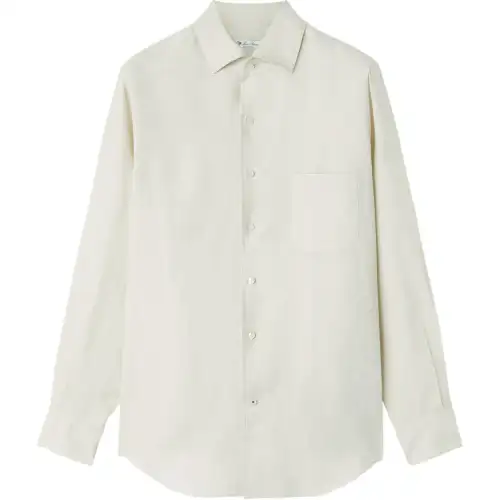 Loro Piana Shirts Men's Ecru Moderate