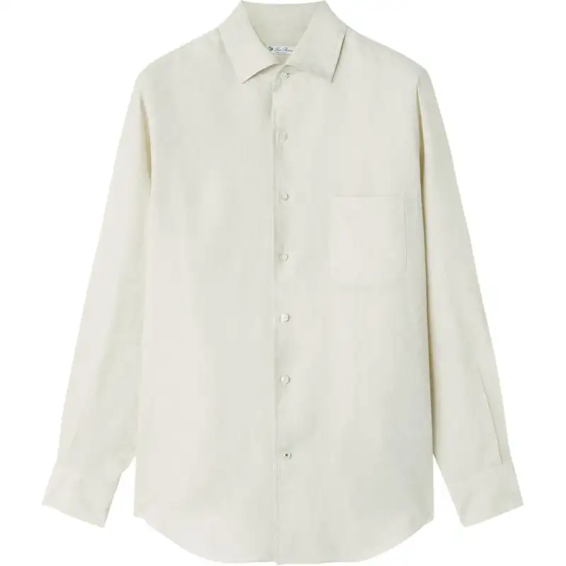 Loro Piana Shirts Men's Ecru Moderate