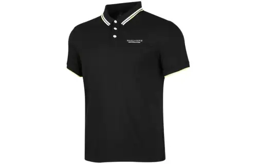 Skechers Polo Shirt Men's Carbon Black