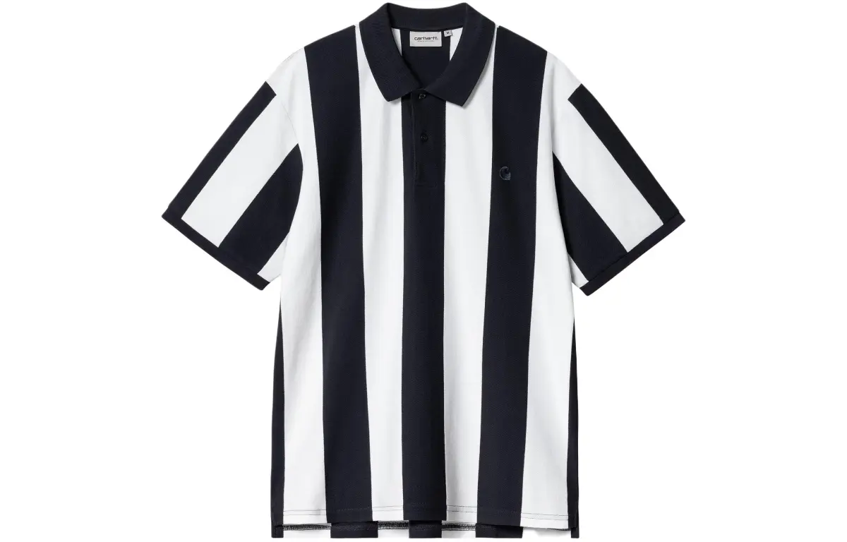 Carhartt WIP S/S Hinton Polo Shirt Men's Dark Marine Blue