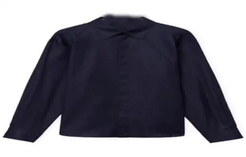 【Zoomed ImageryPrevious Season】Puzzle geometric-panelled cotton shirt