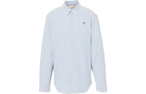 Timberland Shirts Men's Blue Pointed Collar Moderate Other