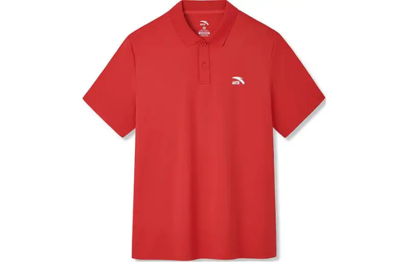 Anta Polo Shirt Men's Classic Red