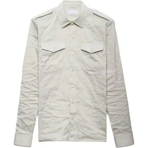 PRADA Shirt Men's Stone Gray Stone