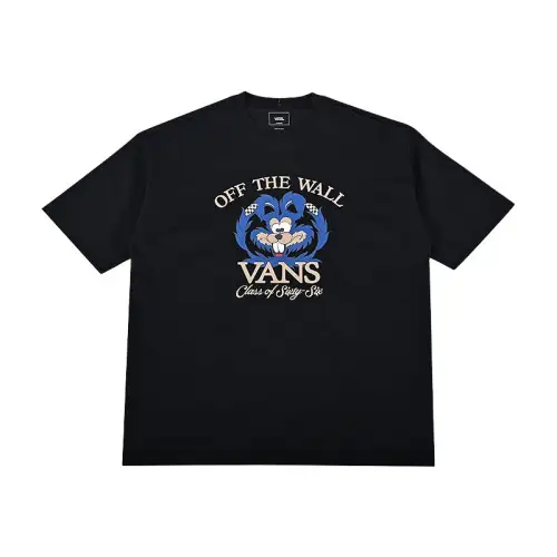 Vans Off WHE WALL T Shirt Men's Black