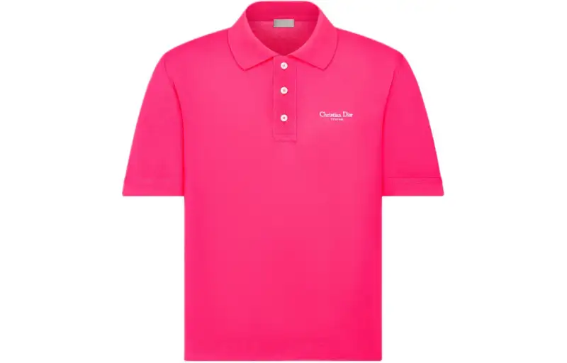 DIOR Homme Logo Embroidered Short Sleeved Polo Shirt