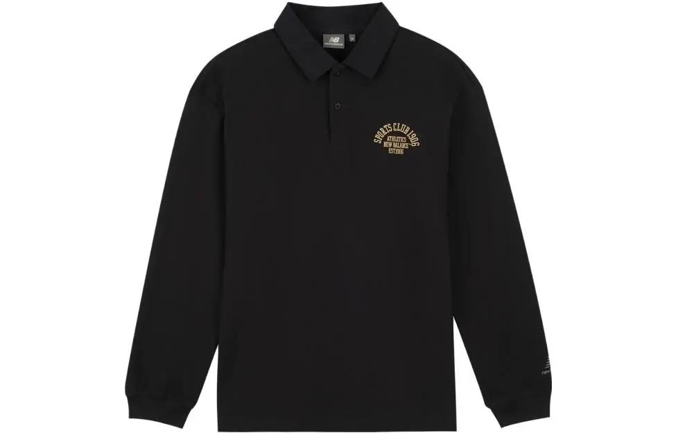 New Balance Polo Shirt Unisex Black