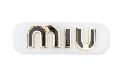 MIU MIU Hair Clips Women's White