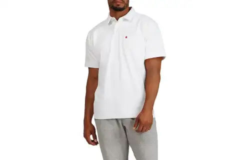 Asics Mj Short Sleeved Polo Shirt Polo Shirt Men's White