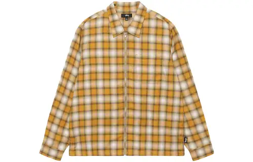 Stussy Eddie Plaid Zip Shirt
