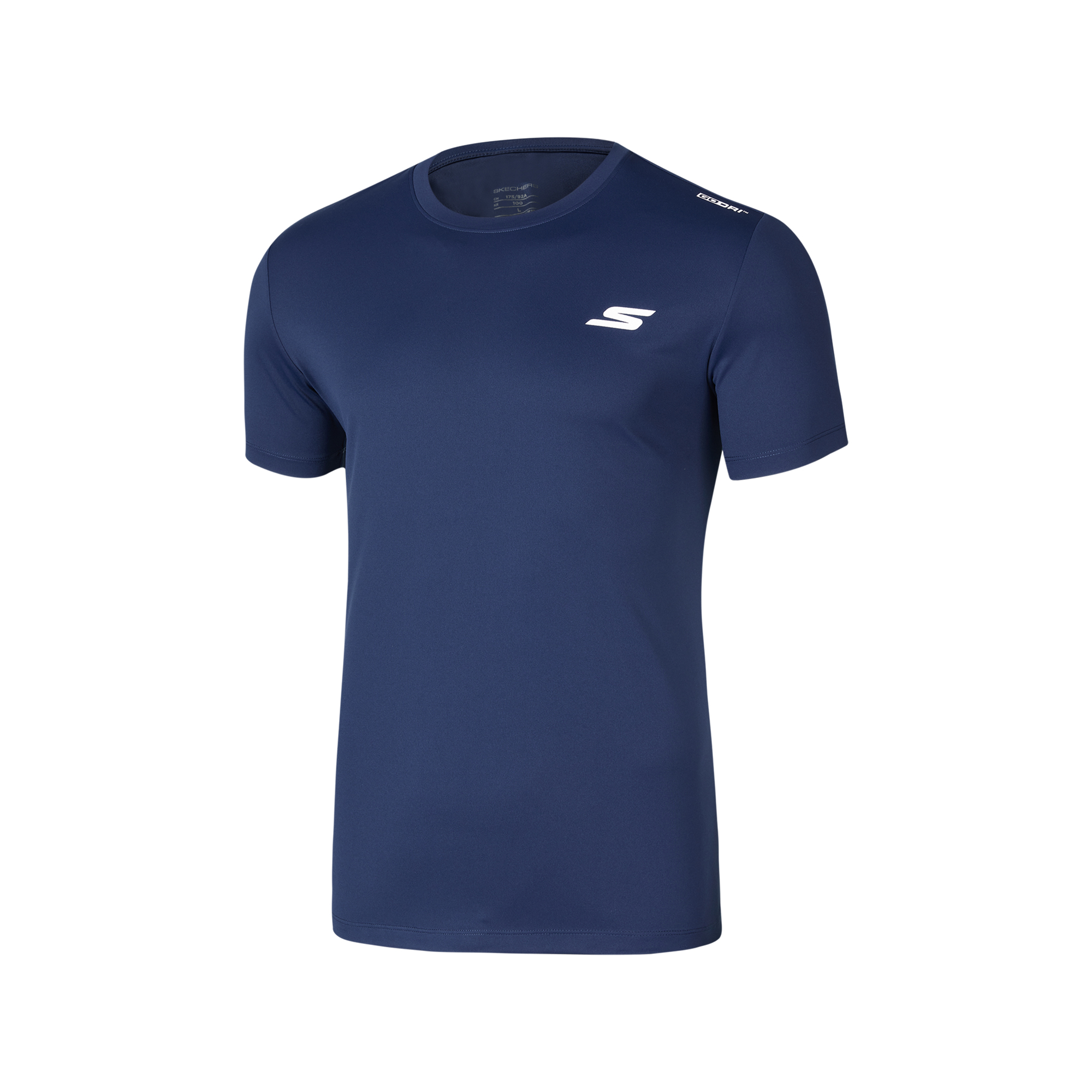 Skechers GODRI Quick Dry T Shirts Men’s Medieval Blue/007D