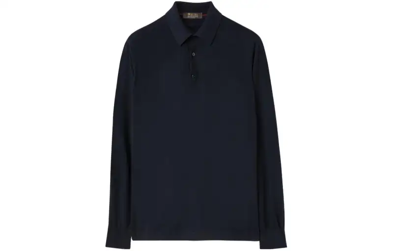 Loro Piana The Gift Of Kings Polo Shirt Men's Marine Blue