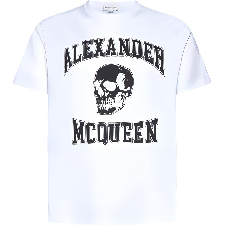 Мужская футболка Alexander Alexander McQueen T (белая)