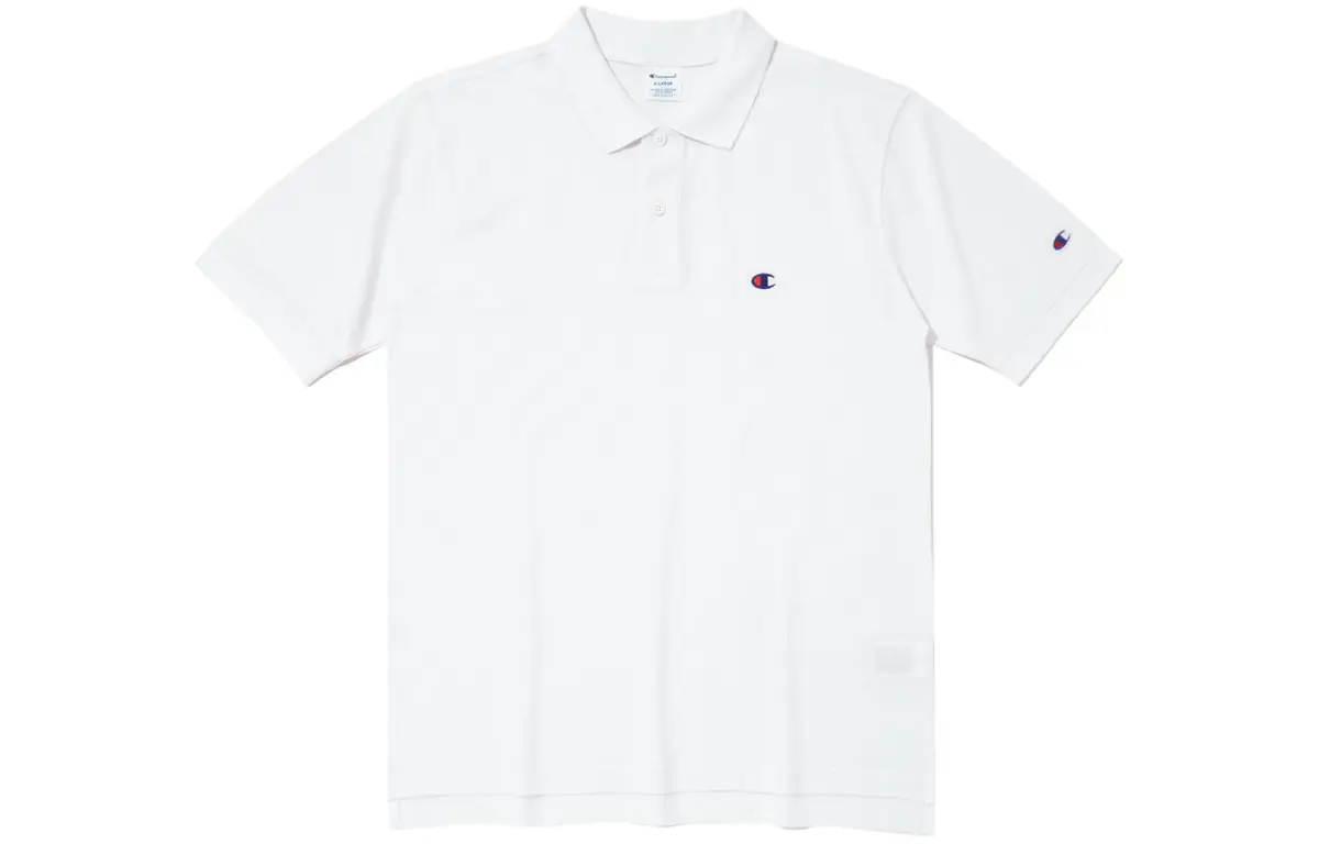 Champion Polo Shirt Unisex White