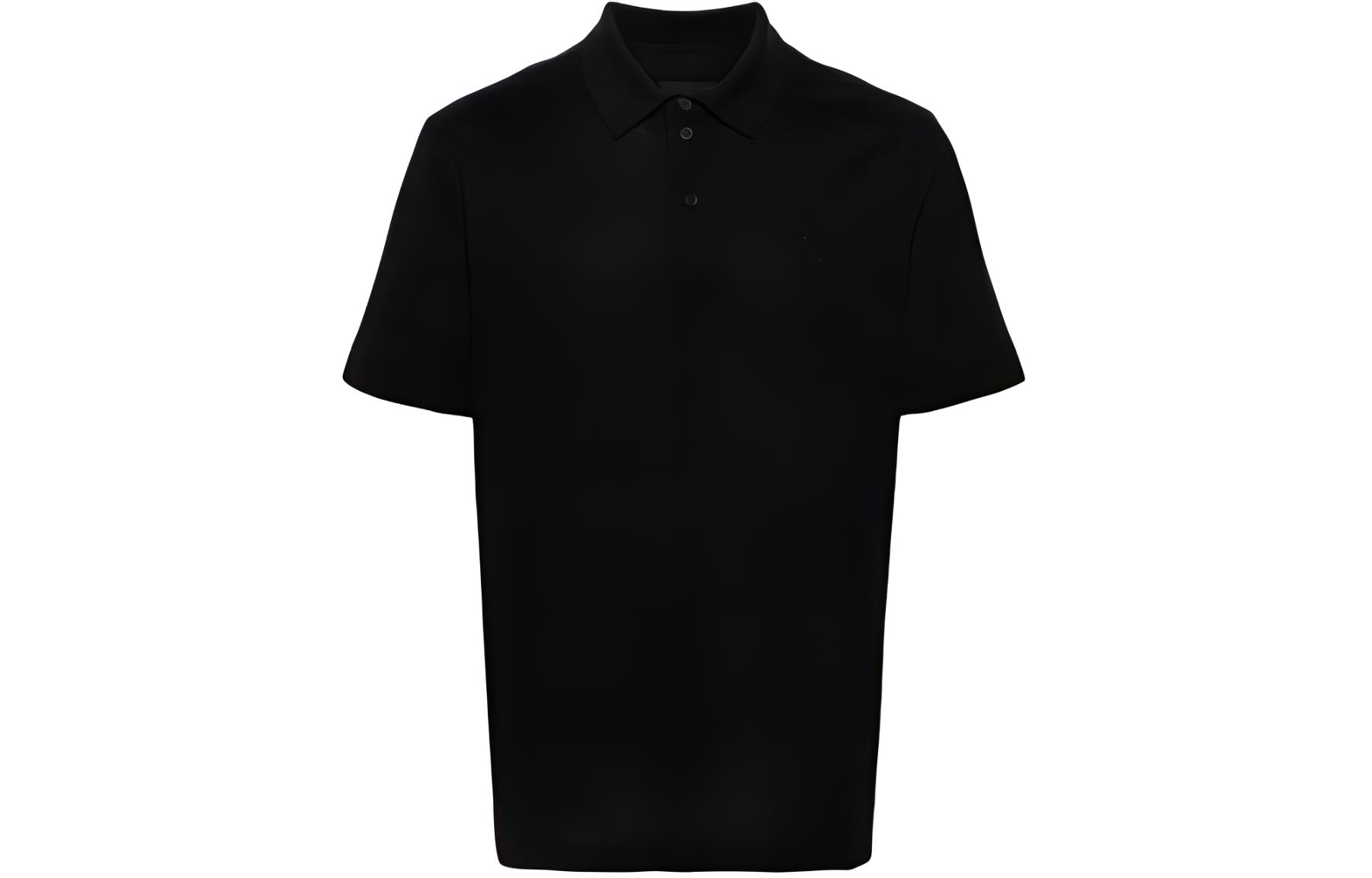 Мужские поло Givenchy Button Polo (черное)