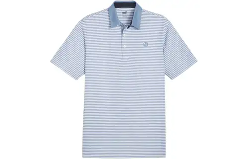 PUMA Pure Stripe Men's Golf Polo Shirt Men's Blue